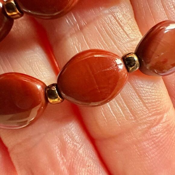 Red jasper necklace - Picture 4 of 8